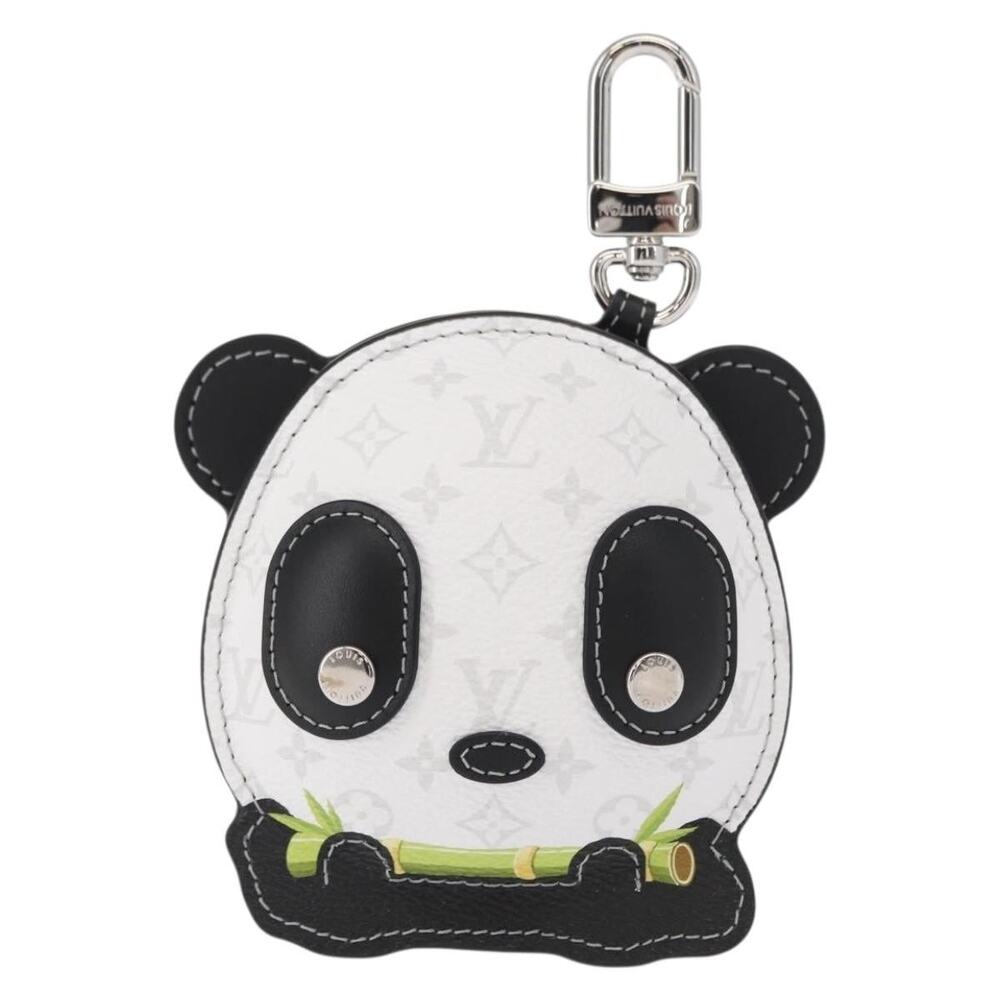 Louis Vuitton Monogram Bag Charm L Panda White